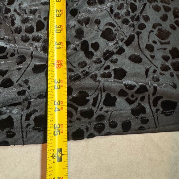 Tommy Hilfiger Cocktail Dress Velvet Burnout Holiday Whimsigoth Dark Feminine 10 - Picture 12 of 12